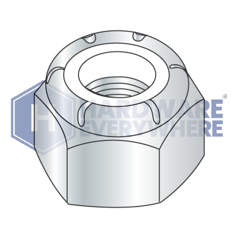 1/2-13 NYLON INSERT LOCK NUTS / Steel / Zinc