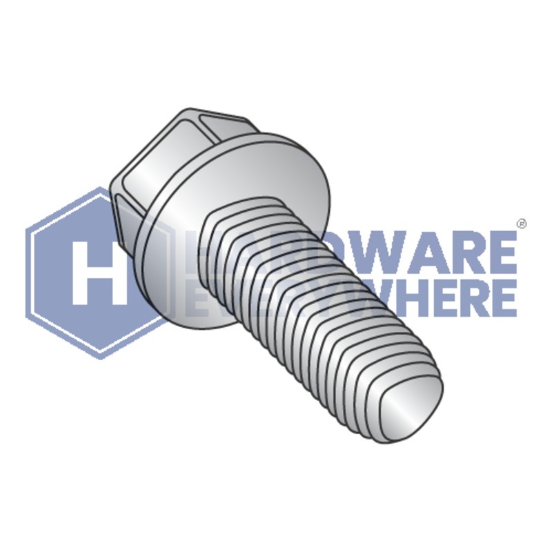 5/16-18 X 1 1/4 Thread Forming Screws / Unslotted / Hex Washer Head / 410 Stainless / Plain / Taptite Alternate