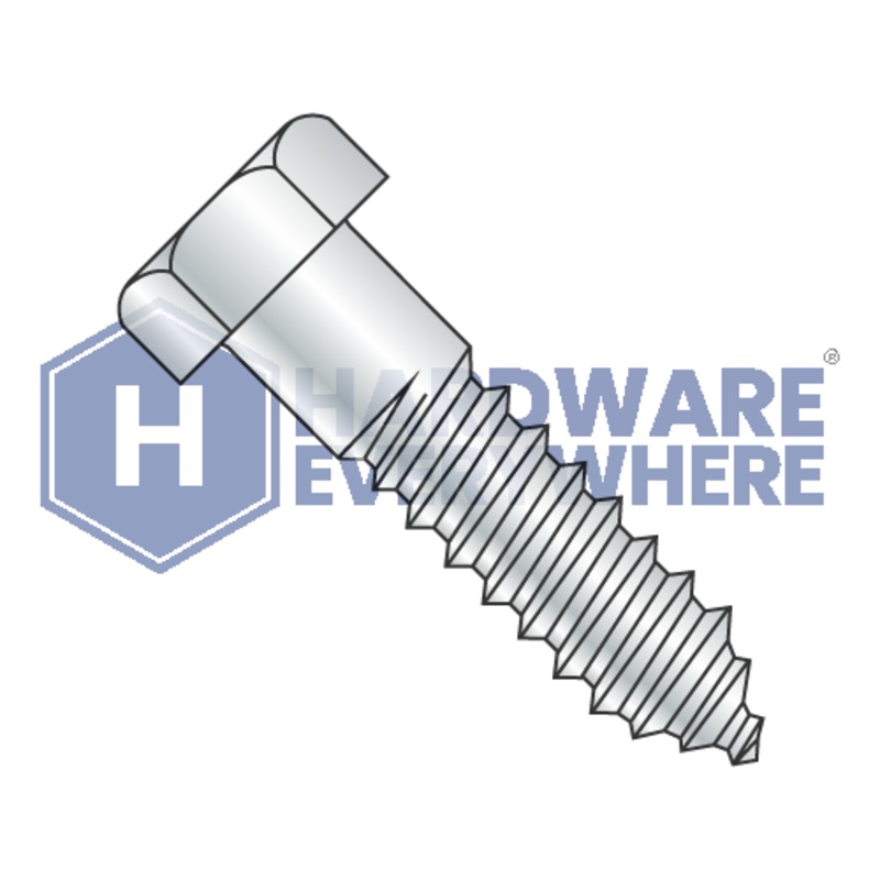 5/8 x 8 LAG SCREWS / Hex Head / Steel / Zinc