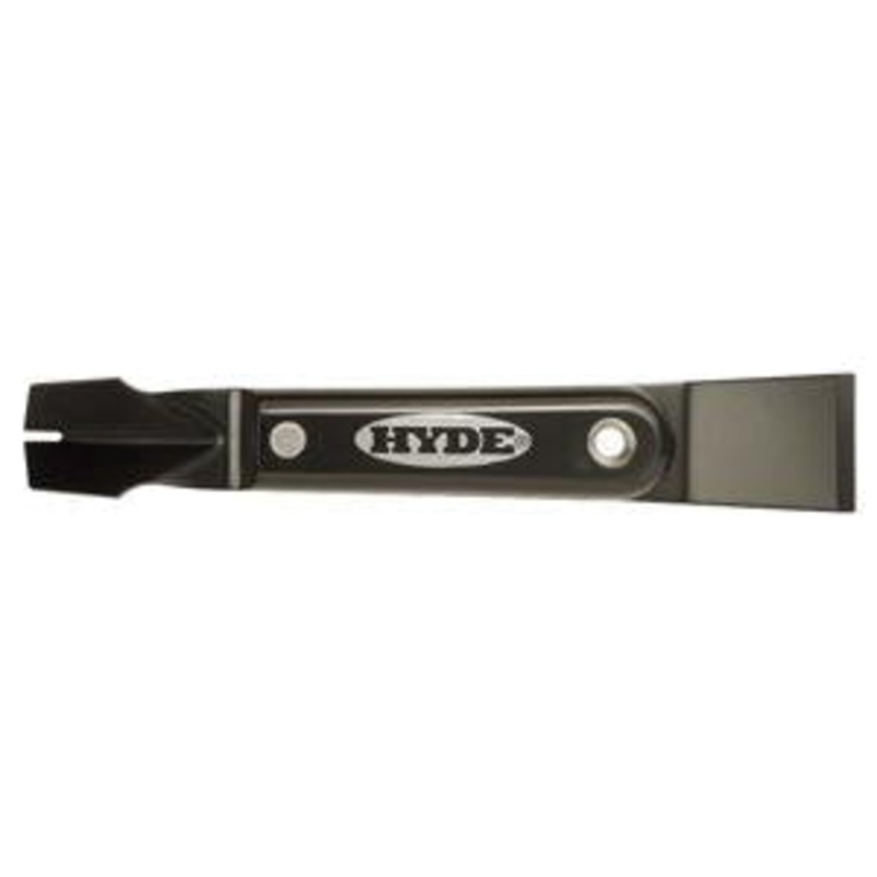 HYDE 02950 2-In-1 Glazing Tool, 1-1/4 in W Blade, High Carbon Steel Blade