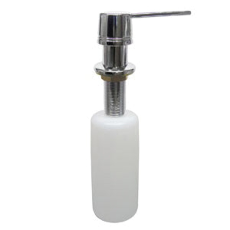 LASCO 09-1001 Soap Dispenser, Chrome-Plated, Import
