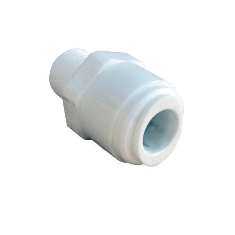LASCO 19-6015 Quick-Connect Adapter, 3/8 in Push-In x 1/4 in MPT, Plastic