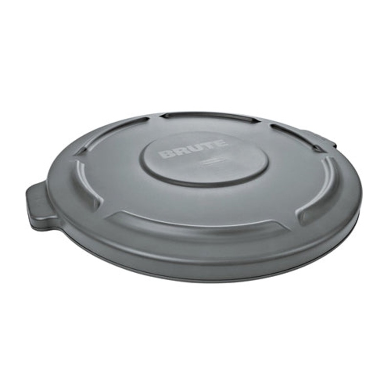 Rubbermaid 260900GRAY Self-Draining Lid, 17.13 in W, 16 in Dia, Round, Gray, Resin