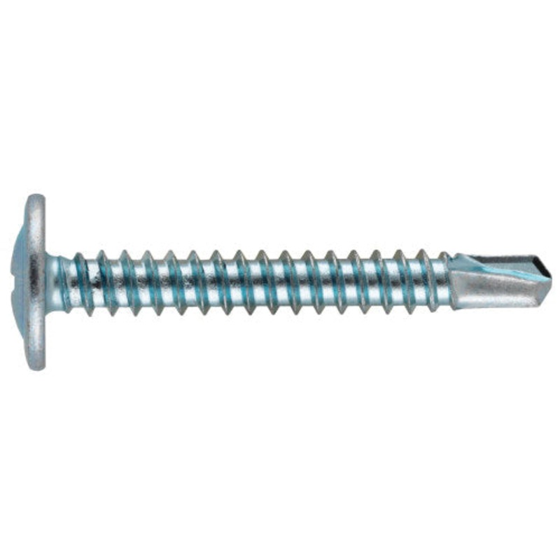 The Project Center 47286 Lath Screw, #8-32 Thread, 1 in OAL, Truss Head, #2 Drive, Phillips Drive, Carbon Steel