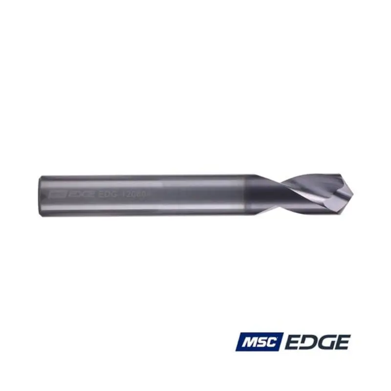 MSC Edge 8mm 120 Solid Carbide TiAlN Coated NC Spot Drill