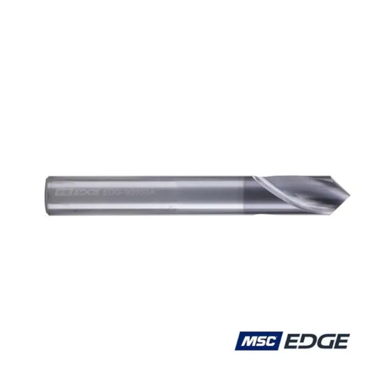 MSC Edge 8mm 90 Solid Carbide TiAlN Coated NC Spot Drill