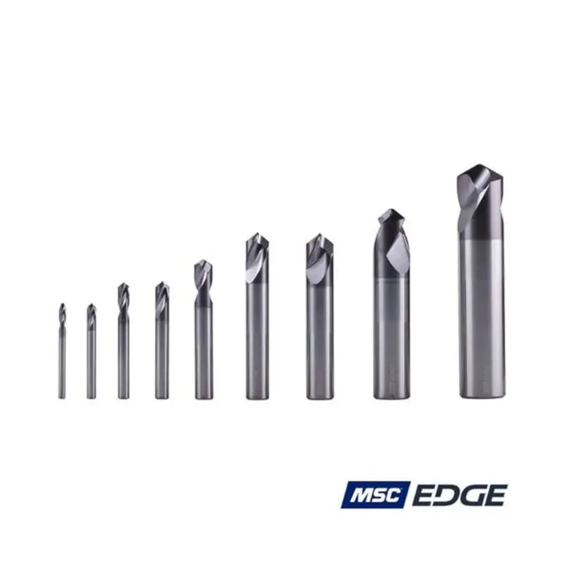 MSC Edge 90 Solid Carbide TiAlN Coated Spot Drills  | MSC Industrial Supply Co.