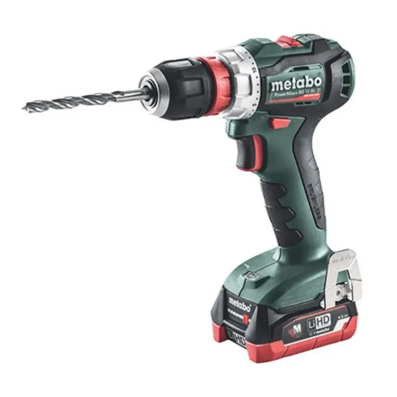 Metabo Powermaxx BS12BLQ Brushless Drill/Driver with 2 x 4Ah Batteries