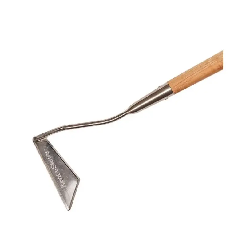 Kent & Stowe K/S70100037 Stainless Steel Long Handled 3-Edged Hoe, FSC