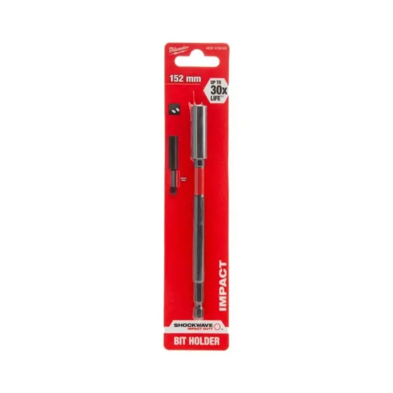 Milwaukee 4932472065 152mm/6" Shockwave Magnetic Bit Holder