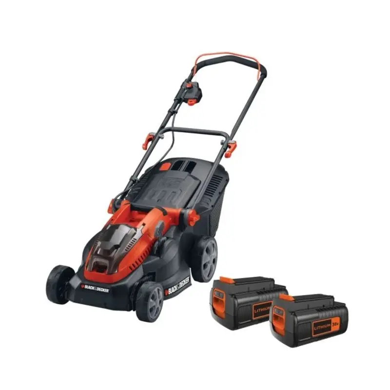 Black & Decker CLM3820L2 36V Cordless Lawnmower With 2 x 2.0Ah Batteries