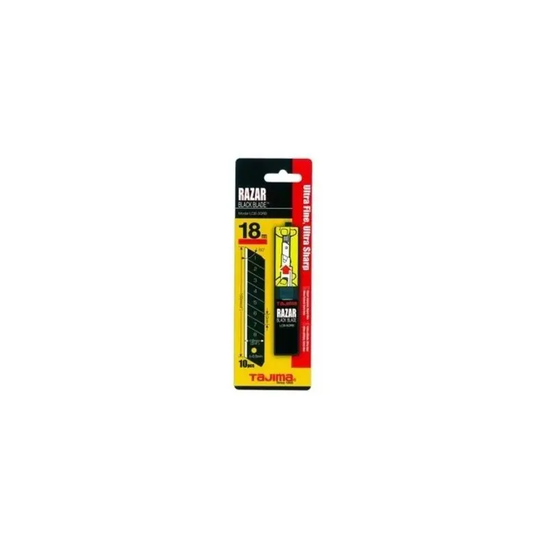 TAJIMA 18MM RAZAR BLACK KNIFE BLADE DISPENSER