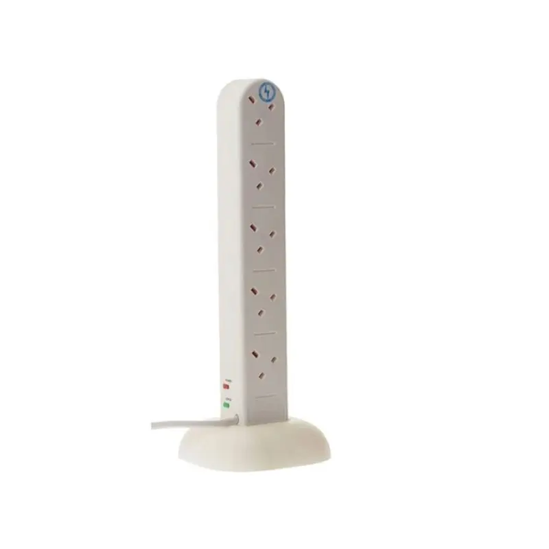 SMJ SMJS10WTTB 10-Way Mini Surge Tower 2m Surge Protection 240V