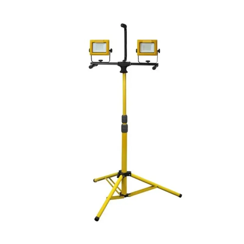 Faithfull FPPSLT70VL 70W LED Twin Tripod Site Light 110V