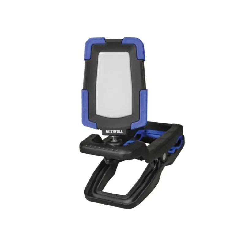 Faithfull FPPCLIP10R 10W Cordless Rechargeable Clip Light