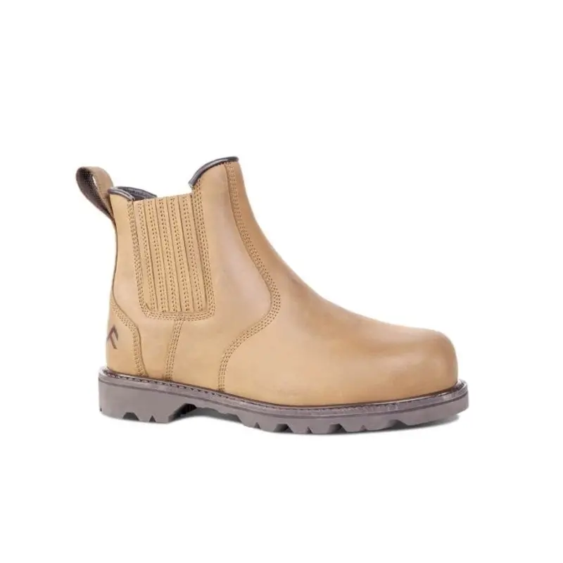 Rock Fall  RF207 Bale Chelsea Protective Toecap Safety Boot Brown- UK Size - 7