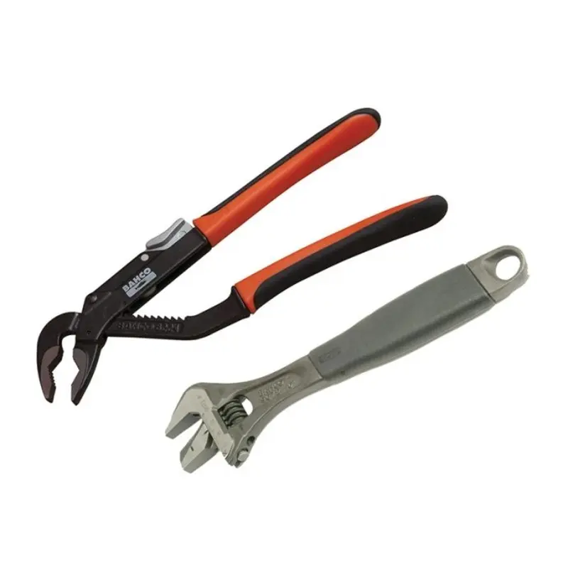 Bahco BAH9873 Adjustable & Slip Joint Pliers Set, 2 Piece