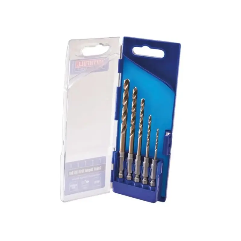 Faithfull XMS23COBALT5 5 Piece HSS Cobalt Impact Drill Bit Set