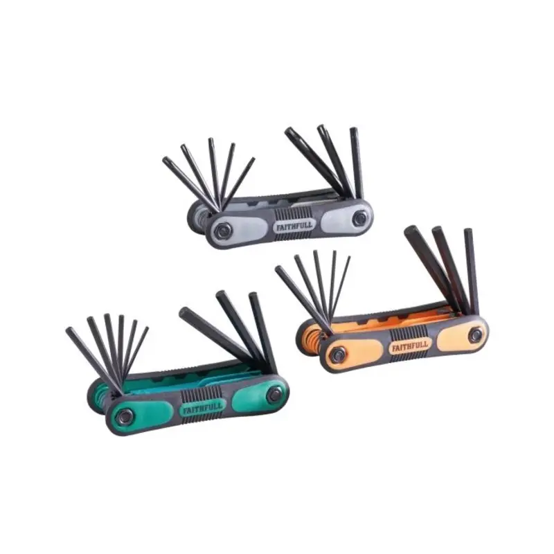 Faithfull XMS23HEXKEY3 Folding Hexagonal Key Set 3 Piece