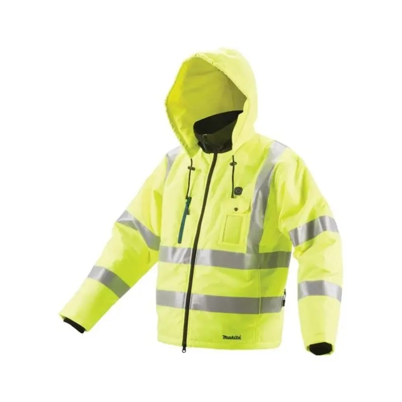 Makita CJ106DZ3XL 12V CXT Cordless High Visibility Heated Jacket Yellow - Size 3XL