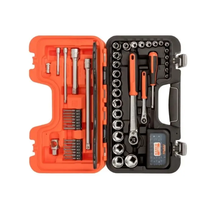 Bahco SL79 1/4in & 1/2in Drive Slim Socket Set, 79 Piece