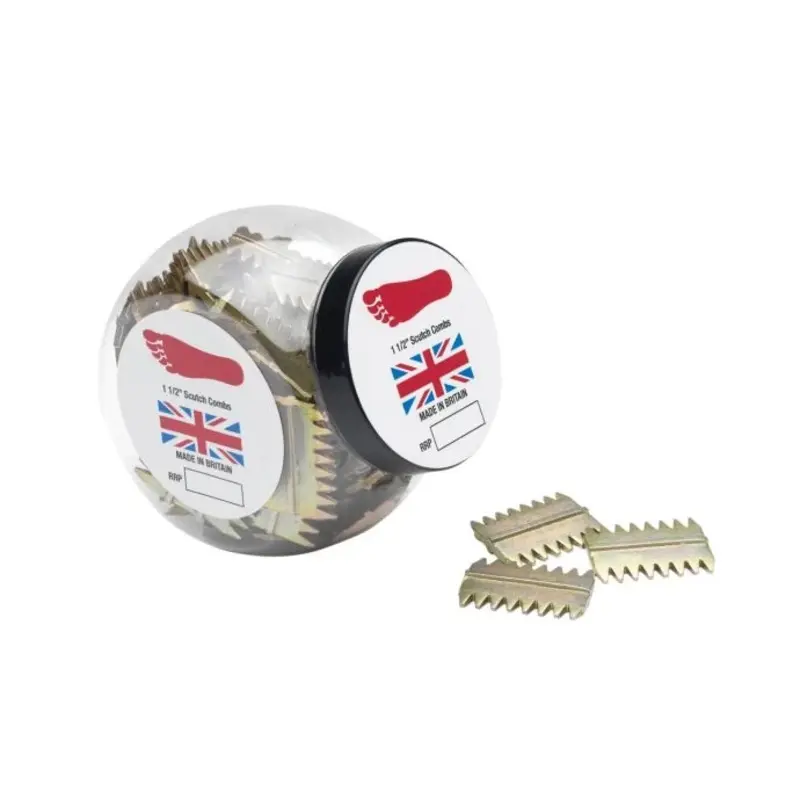 Footprint FOO5782B1 Scutch Combs 25mm (1in) - Jar of 100