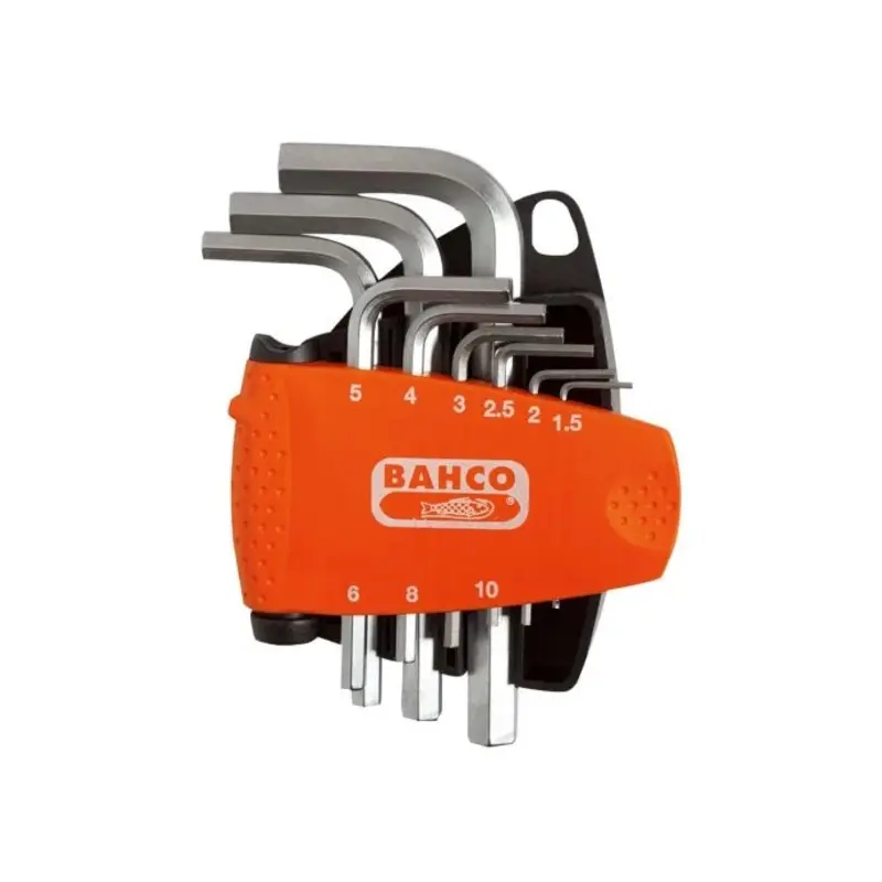 Bahco BAHBE9878 BE-9878 Metric Hex L-Key Set, 9 Piece