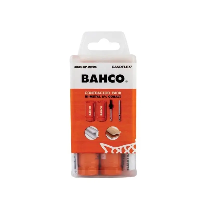 Bahco BAHHSSET2025 Contractor Bi-Metal Holesaw Set, 11 Piece