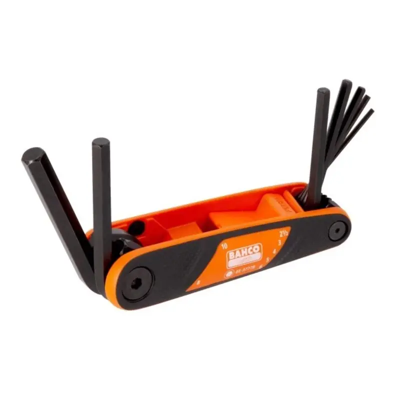 Bahco BE-9777B Hexagon Key Folding Set, 7 Piece