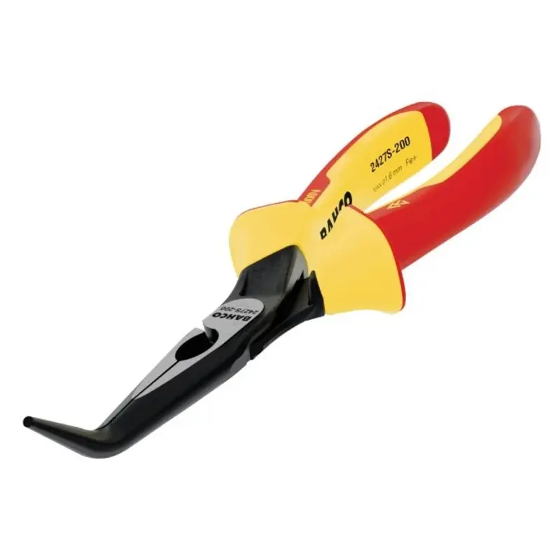 Bahco BAH2427S160 Insulated Bent Nose Pliers 160mm