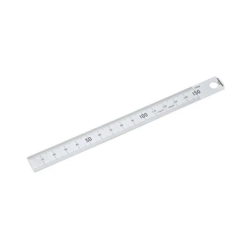 Planet Satin Chrome Rule 6" / 150mm Pk 10 Fisher