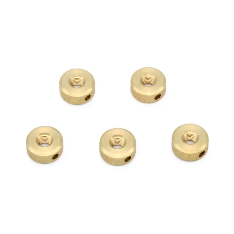 Rotur Pen Mandrel Spares - 5 x Brass Nuts