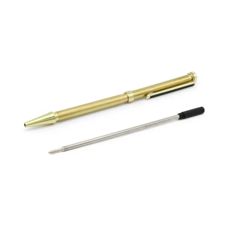 Rotur Standard Mech Black Stripe Clip 7mm Pen Kit Gold (100 pack)