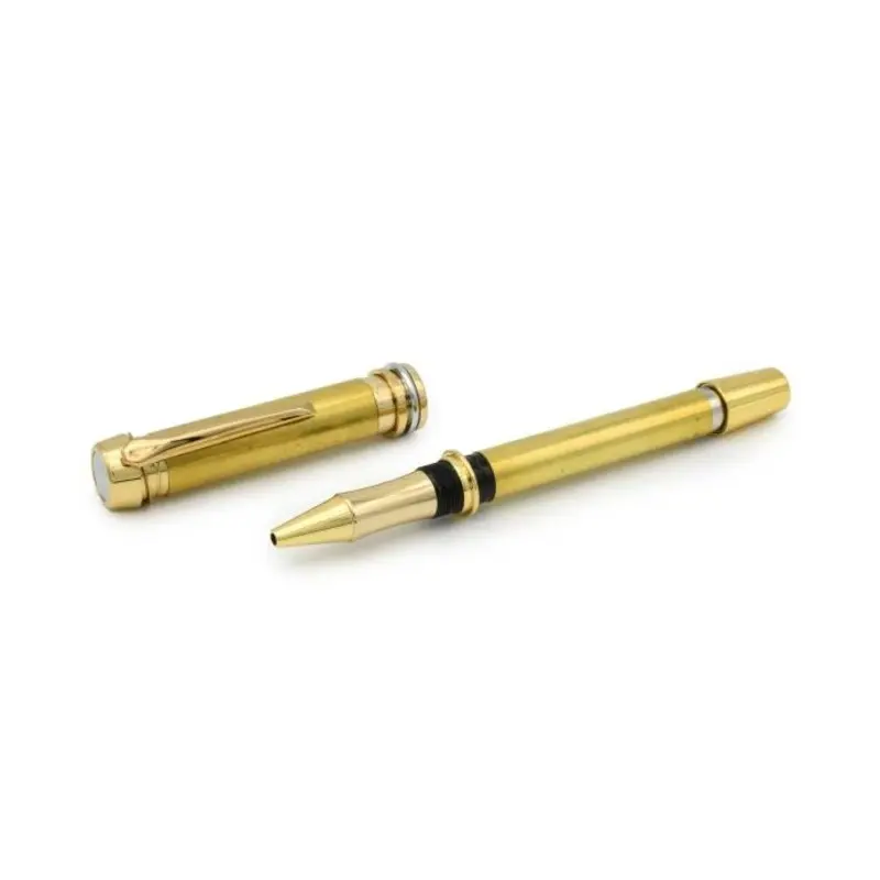 Rotur Large Jr. Gentleman Gold Rollerball Pen Kit