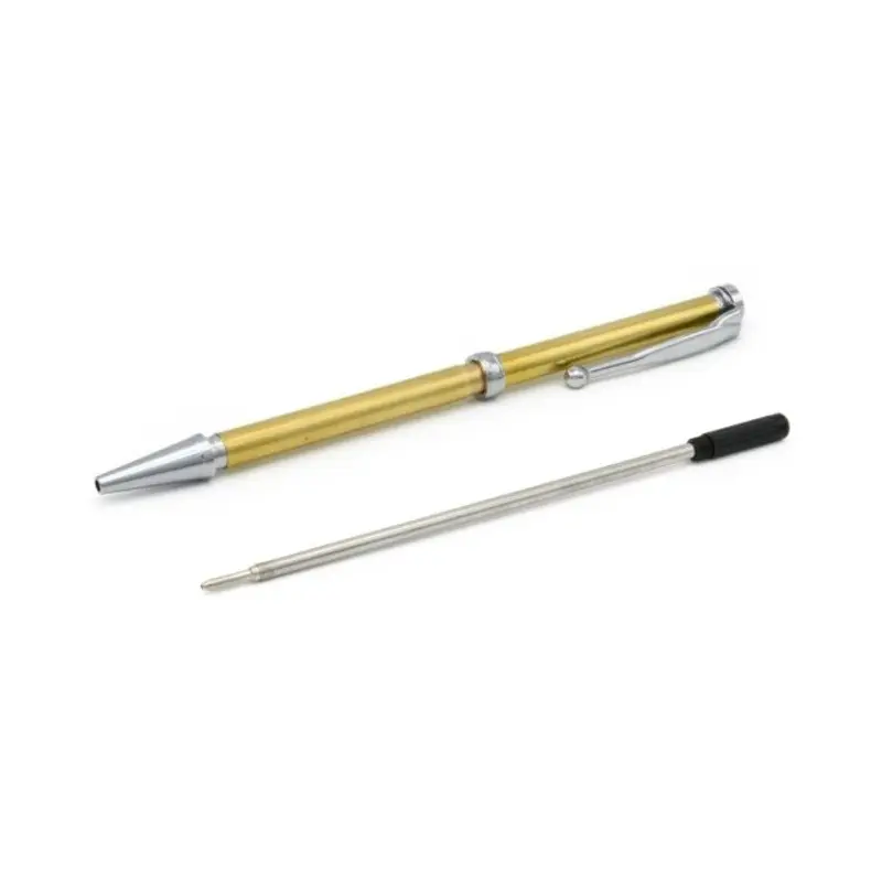 Rotur Std Mech Ball End Clip 7mm Pen Kit Chrome (100 pack bulk)