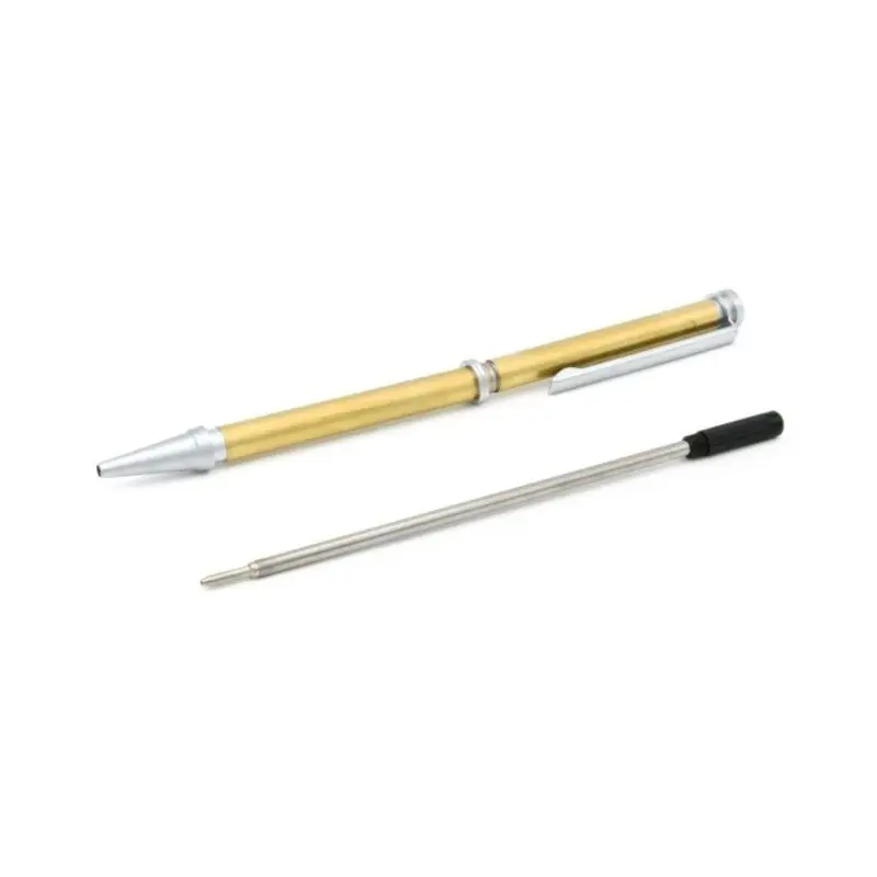 Rotur Ultima Black Stripe 7mm Pen Kit Satin Chrome (5  pack)