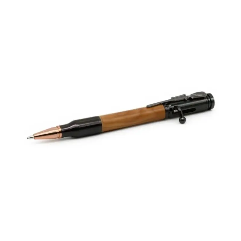 Rotur Bolt Action Pen Kit Gun Metal & Copper Tip