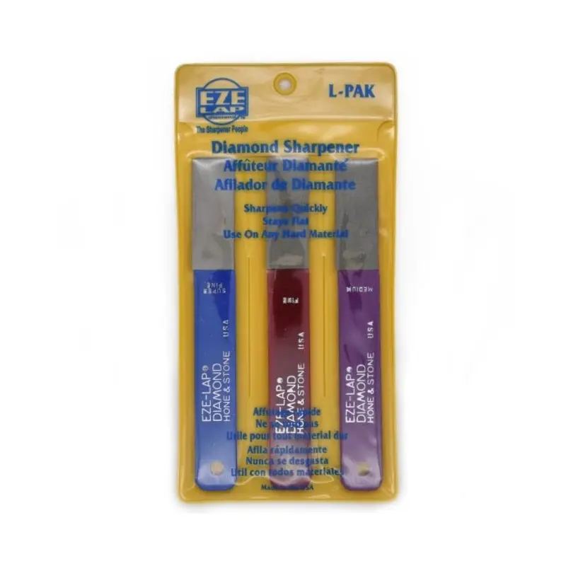 EZE-LAP Set of 3 hones  S'fine, Fine, Medium