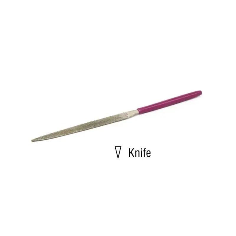 EZE-LAP Needle File Knife  Coarse