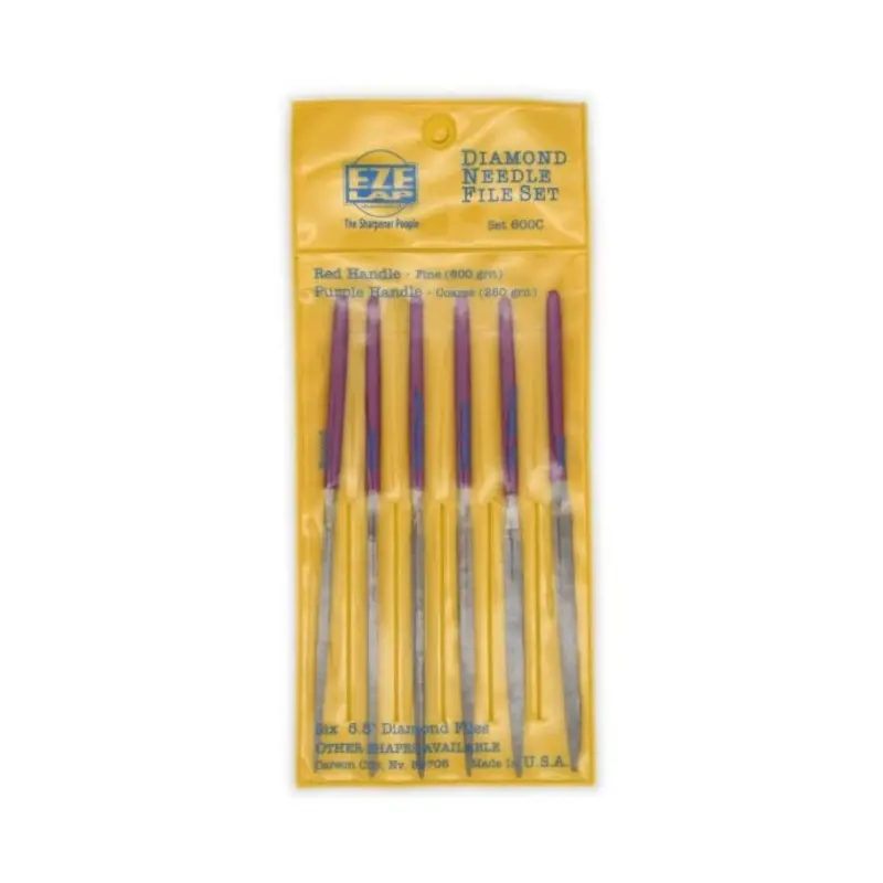 EZE-LAP Needle File Set of 6  Coarse