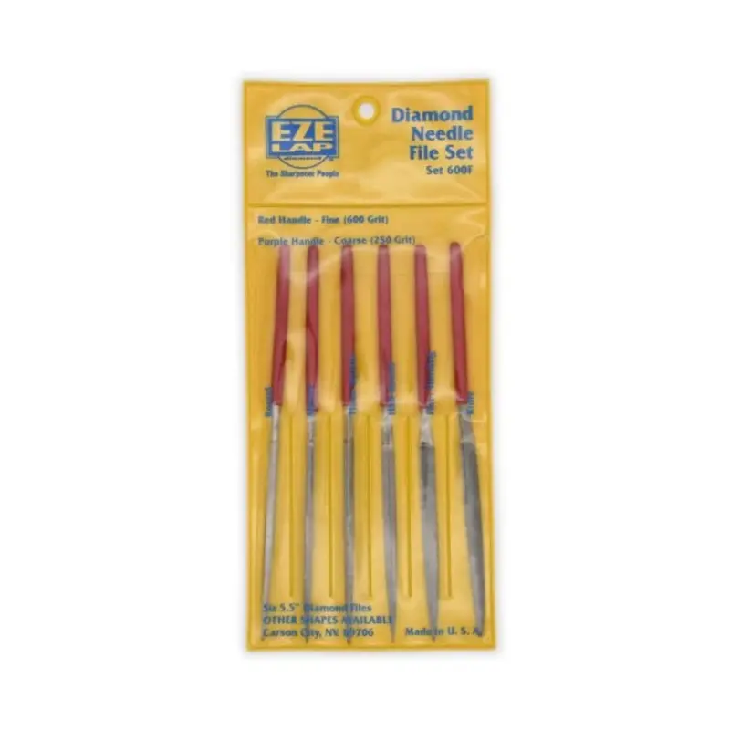 EZE-LAP Needle File Set of 6  Fine