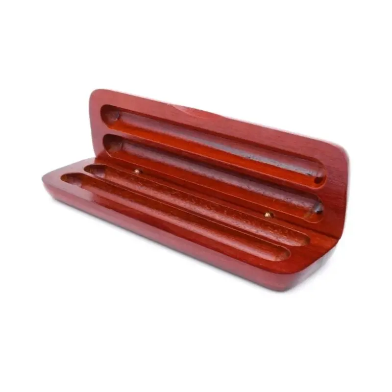 Rotur Wooden Pen Case Rosewood Colour (double)