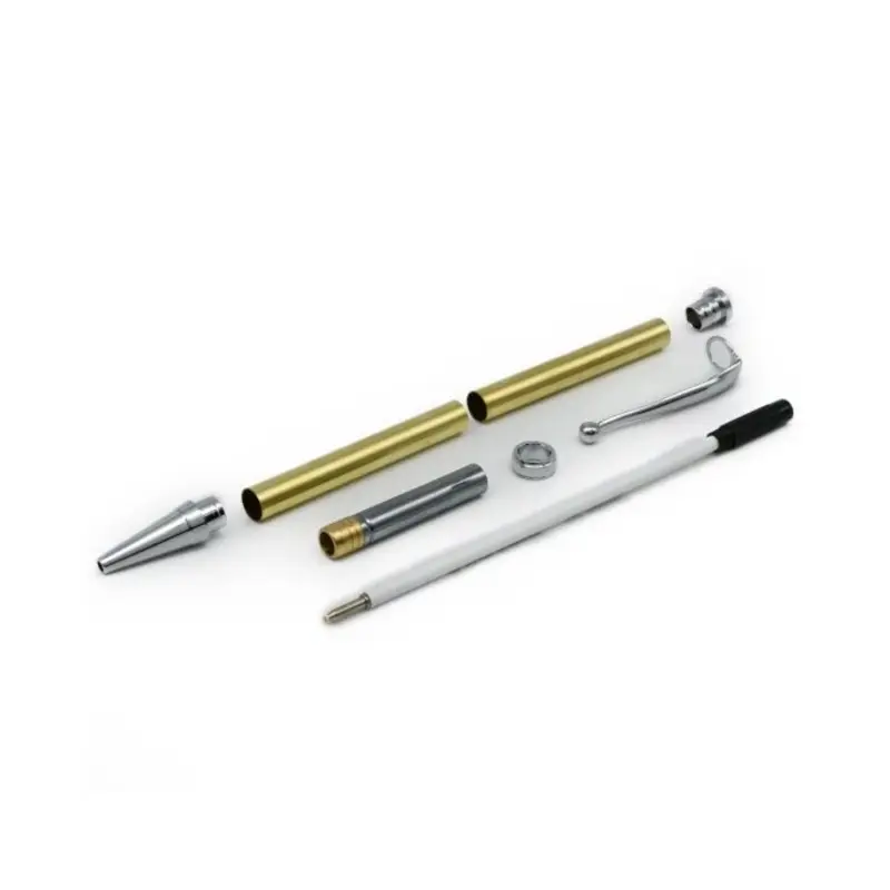 Rotur Premium Chrome Dayacom Ball End Clip 7mm Twist Slimline Pen Kit 1000 pack