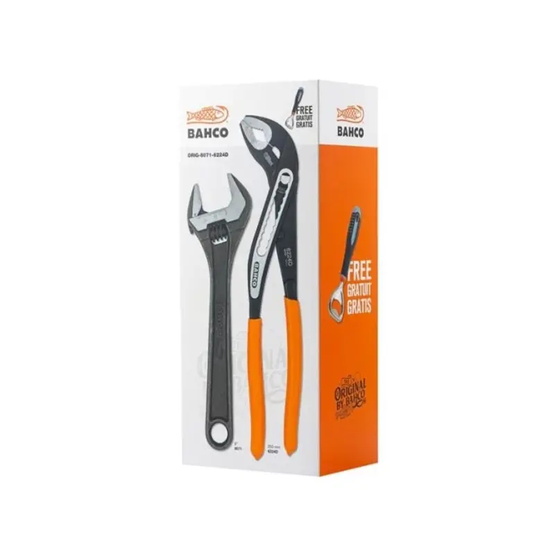Bahco BAHWPADJSET Original Slip Joint & Adjustable Set