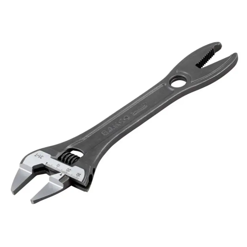 Bahco 31-T Thin Jaw Adjustable Spanner + Serrated Pipe Jaws
