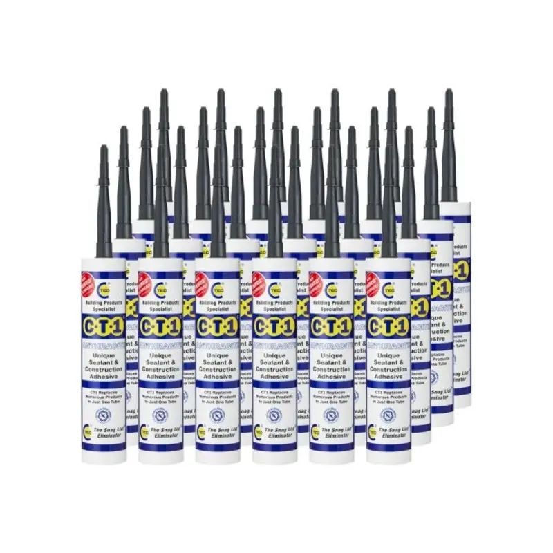 CT1 Anthracite (Dark Grey) TRIBRID Multi Purpose Sealant & Adhesive - 290ml x24