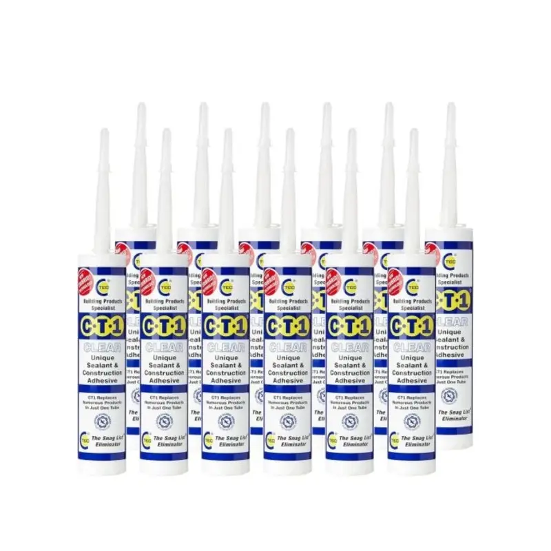 CT1 Clear TRIBRID Multi Purpose Sealant & Adhesive - 290ml x12