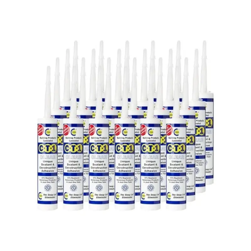 CT1 Clear TRIBRID Multi Purpose Sealant & Adhesive - 290ml x24