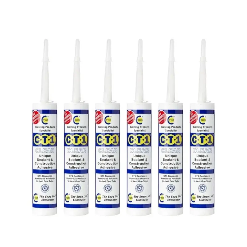 CT1 Clear TRIBRID Multi Purpose Sealant & Adhesive - 290ml x6