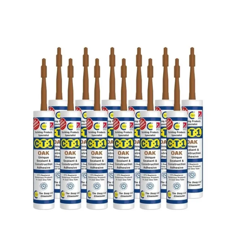 CT1 Oak TRIBRID Multi Purpose Sealant & Adhesive - 290ml x12